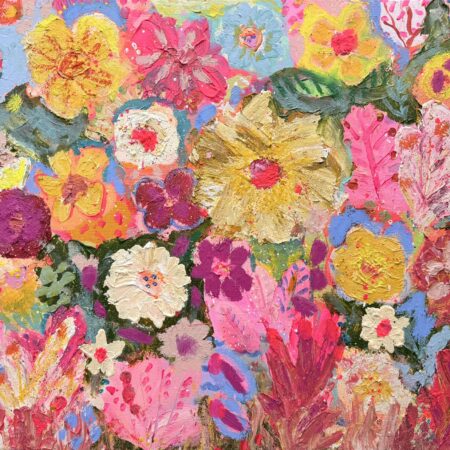 Floral painting by Koo Treadwell