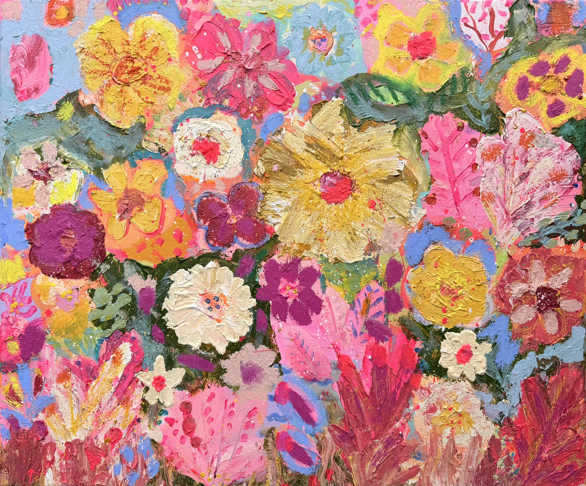 Floral painting by Koo Treadwell